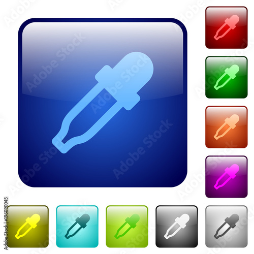 Color picker color square buttons photo