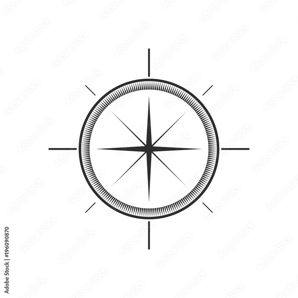 compass vector icon vector illustration compass vector icon vector illustration
