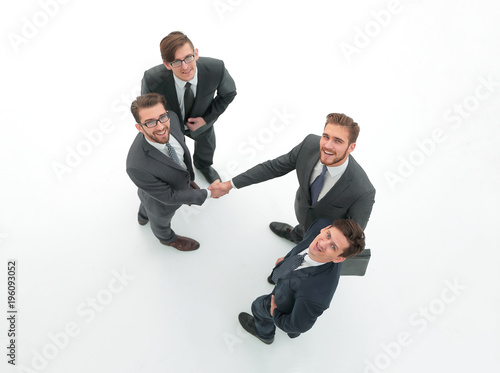 business partners giving a high five