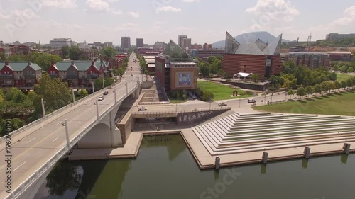 Flying Over Aquarium Chattanooga Tennessee