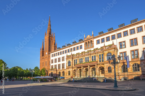 Marktkirche, Rathaus, Wiesbaden  © Sina Ettmer