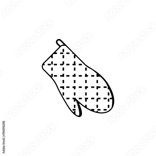 kitchen mittens icon. Element of bakery icon. Premium quality graphic design. Signs and symbols collection icon for websites, web design, mobile app