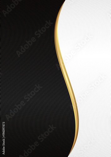 black and white textured background divided into two