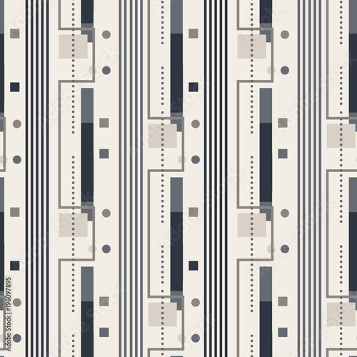 City streets flying seamless pattern. Suitable for screen, print and other media.