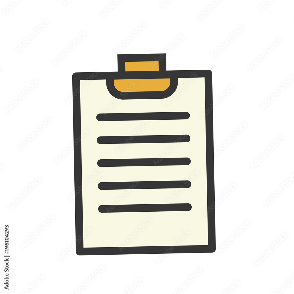 Illustration of document icon Illustration of document icon
