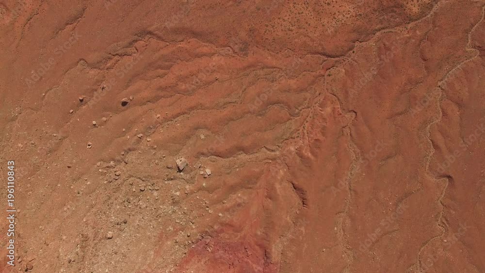 Very High Over Desert Looking Straight Down Very High Over Desert Looking Straight Down