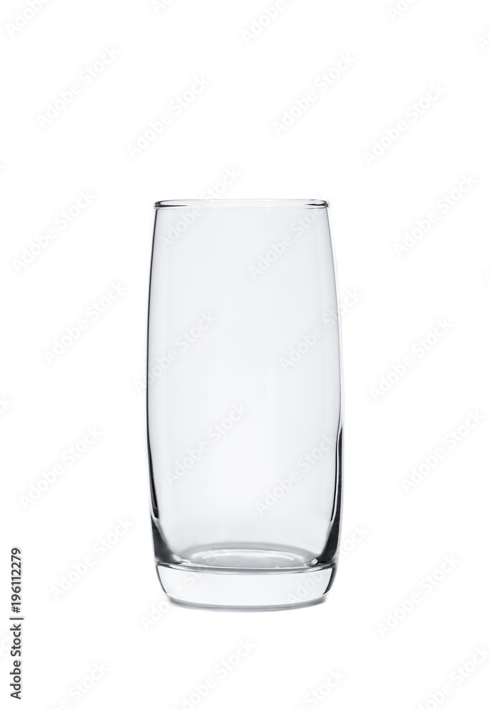 Empty glass isolated on white background. Empty glass isolated on white background.