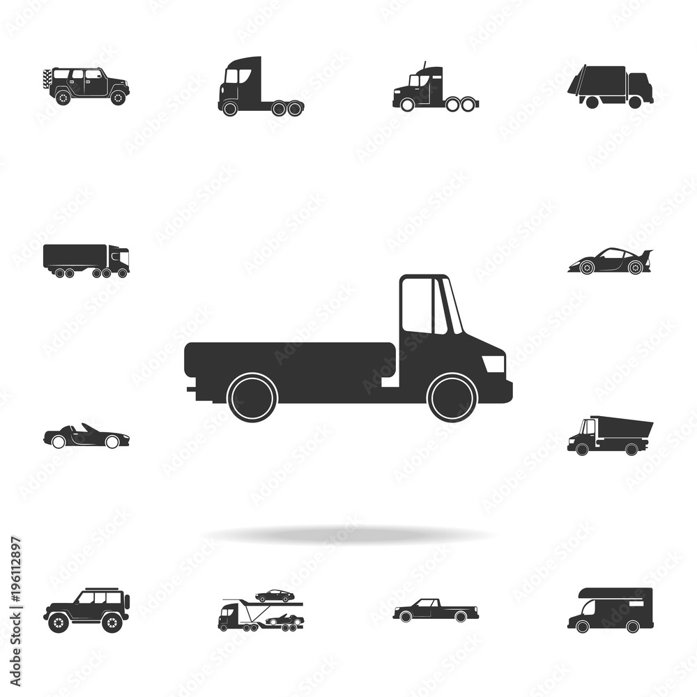 Truck icon. Detailed set of transport icons. Premium quality graphic design. One of the collection icons for websites, web design, mobile app Truck icon. Detailed set of transport icons. Premium quality graphic design. One of the collection icons for websites, web design, mobile app