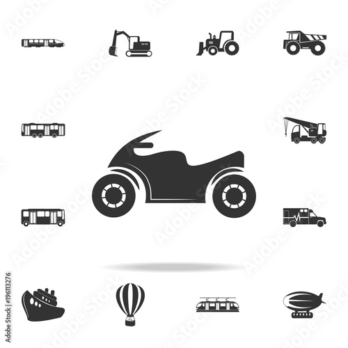Sport Motorcycle icon. Detailed set of transport icons. Premium quality graphic design. One of the collection icons for websites, web design, mobile app