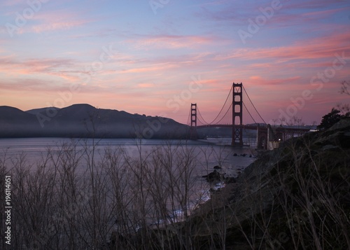 Golden Gate bridge and San Francisco Bay © fluffandshutter