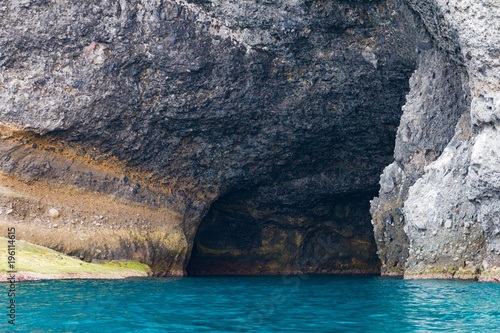 青の洞窟の入口　北海道小樽市
