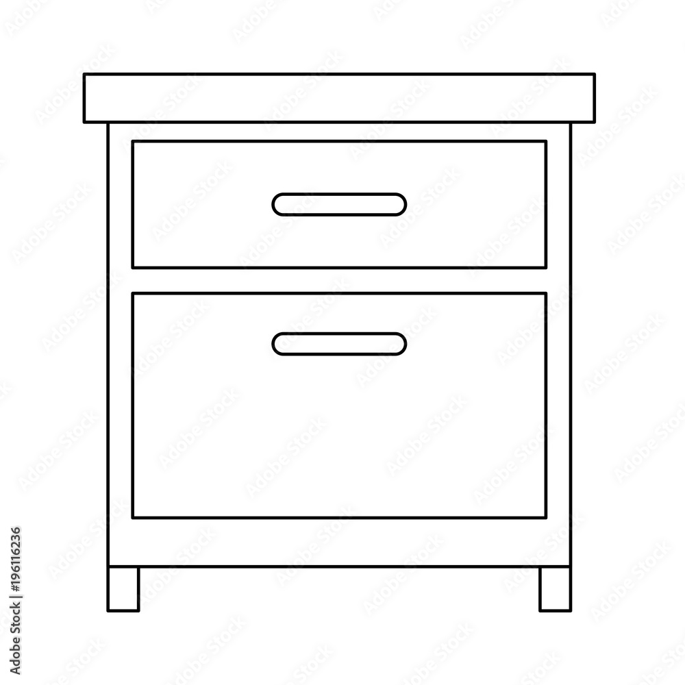 wooden office drawer icon vector illustration design wooden office drawer icon vector illustration design