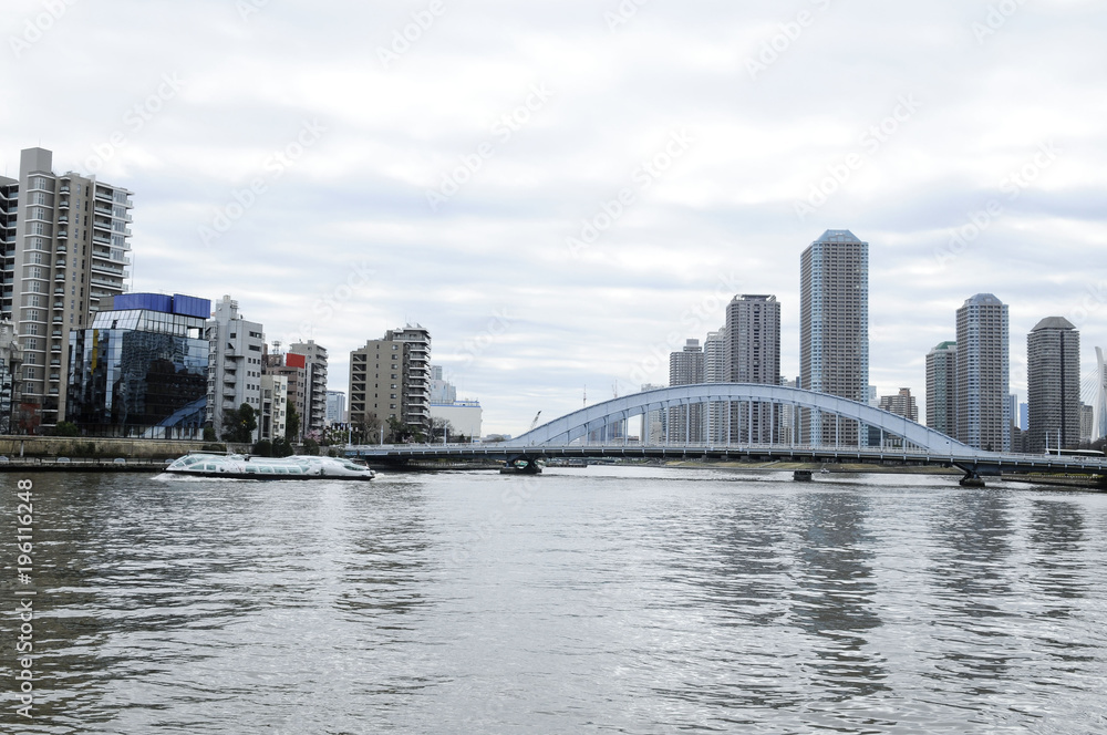 隅田川の永代橋