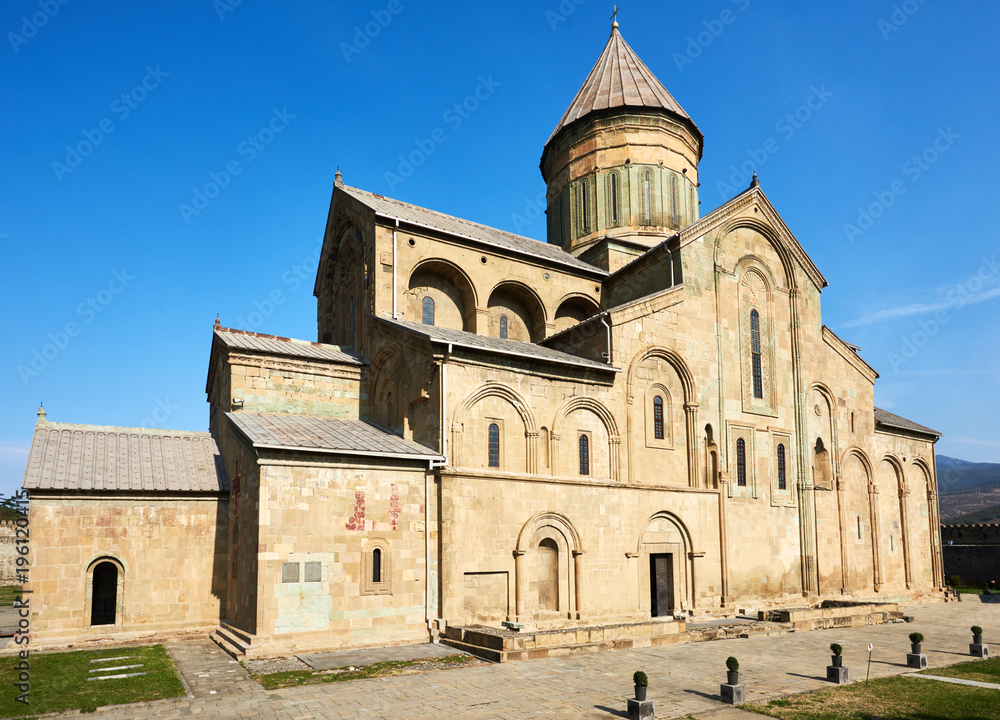 Svetitskhoveli Christian orthodox cathedral church in Mtskheta, Georgia