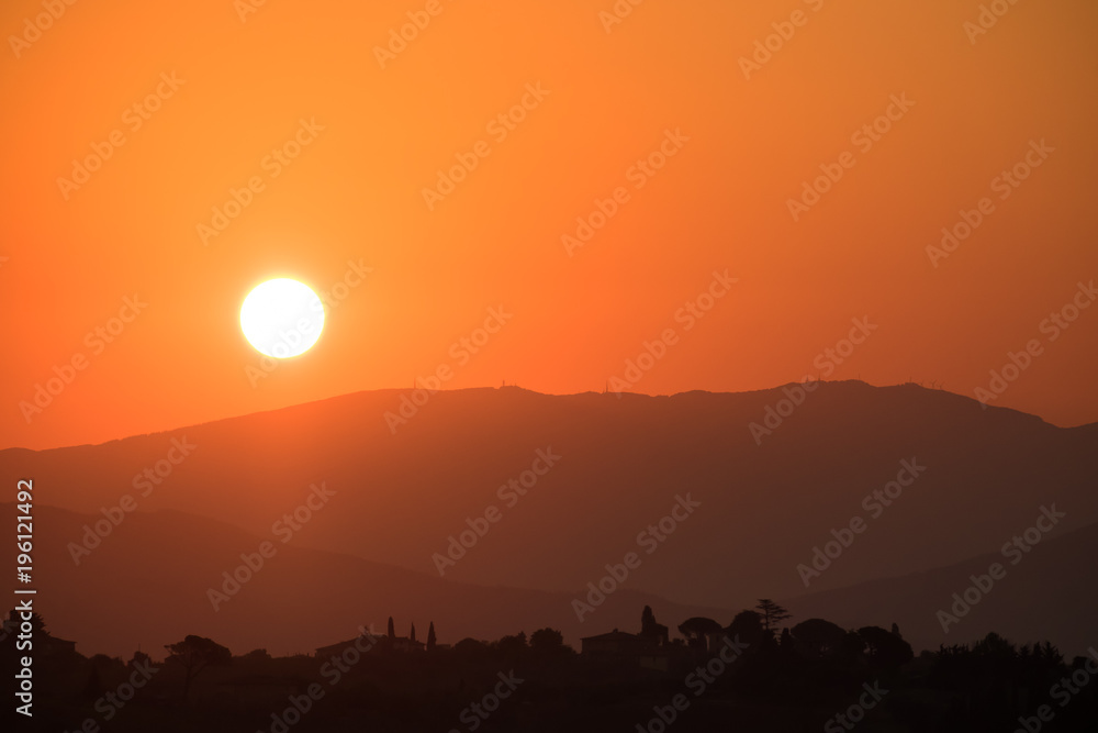 Sunrise Silhouette Italy