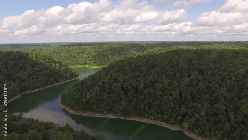 Long Flyover Stunning River Canyon Long Flyover Stunning River Canyon