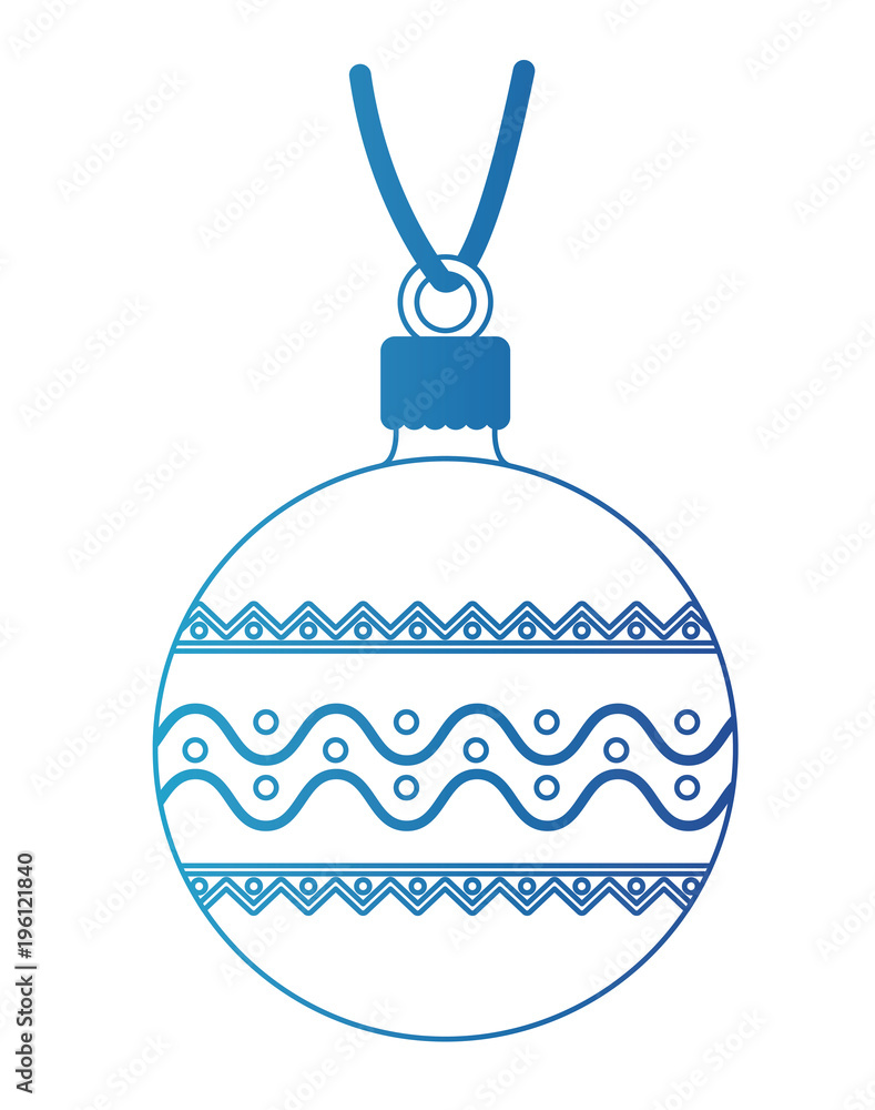 christmas ball hanging decorative icon vector illustration design christmas ball hanging decorative icon vector illustration design