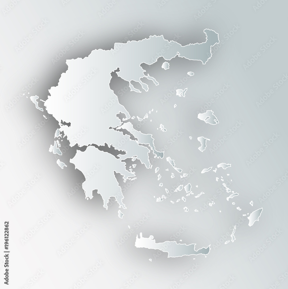 ギリシャ　地図　フレーム　アイコン 