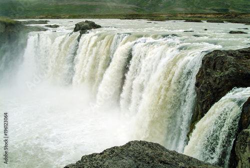 View of Iceland Waterfall
