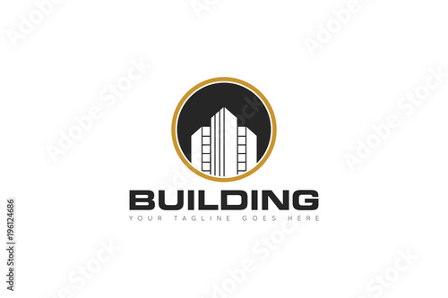 building logo and icon design template eps10