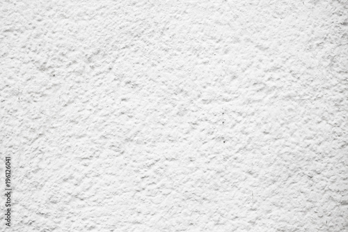 White ragged, rough wall concrete background.