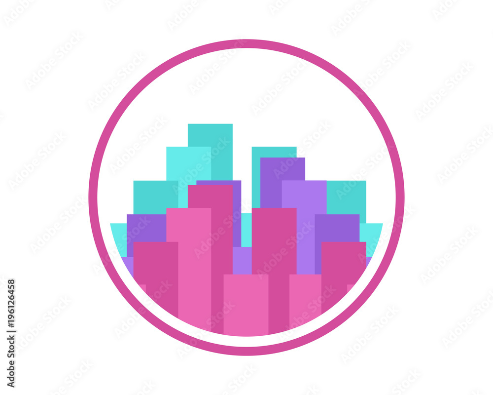 abstract buildings icon skyscraper cityscape architecture construction image vector abstract buildings icon skyscraper cityscape architecture construction image vector