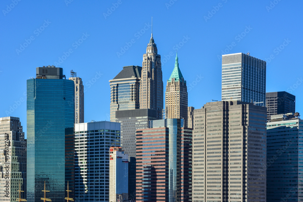 Obraz premium usa new york skyline buildings