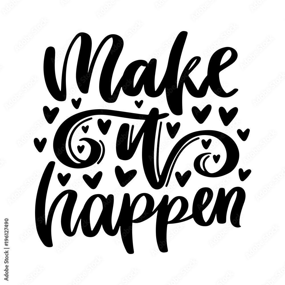 Vector isolated lettering Vector isolated lettering