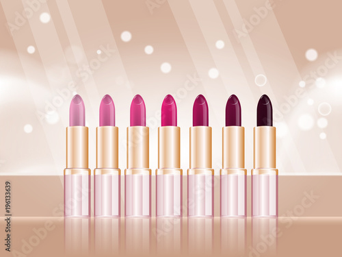 Fashion lipstick magazine ads