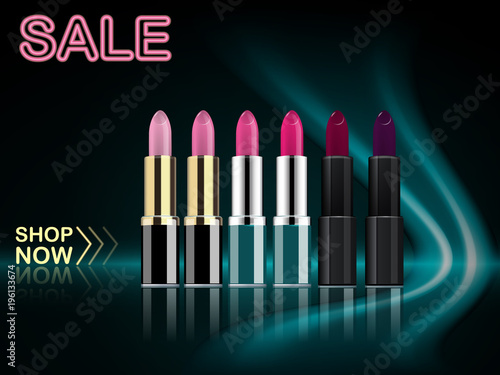 Fashion lipstick magazine ads