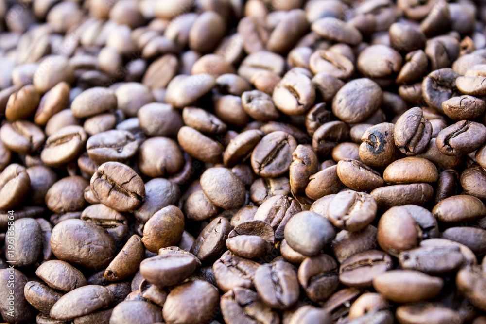 roasted coffee beans, can be used as a background roasted coffee beans, can be used as a background