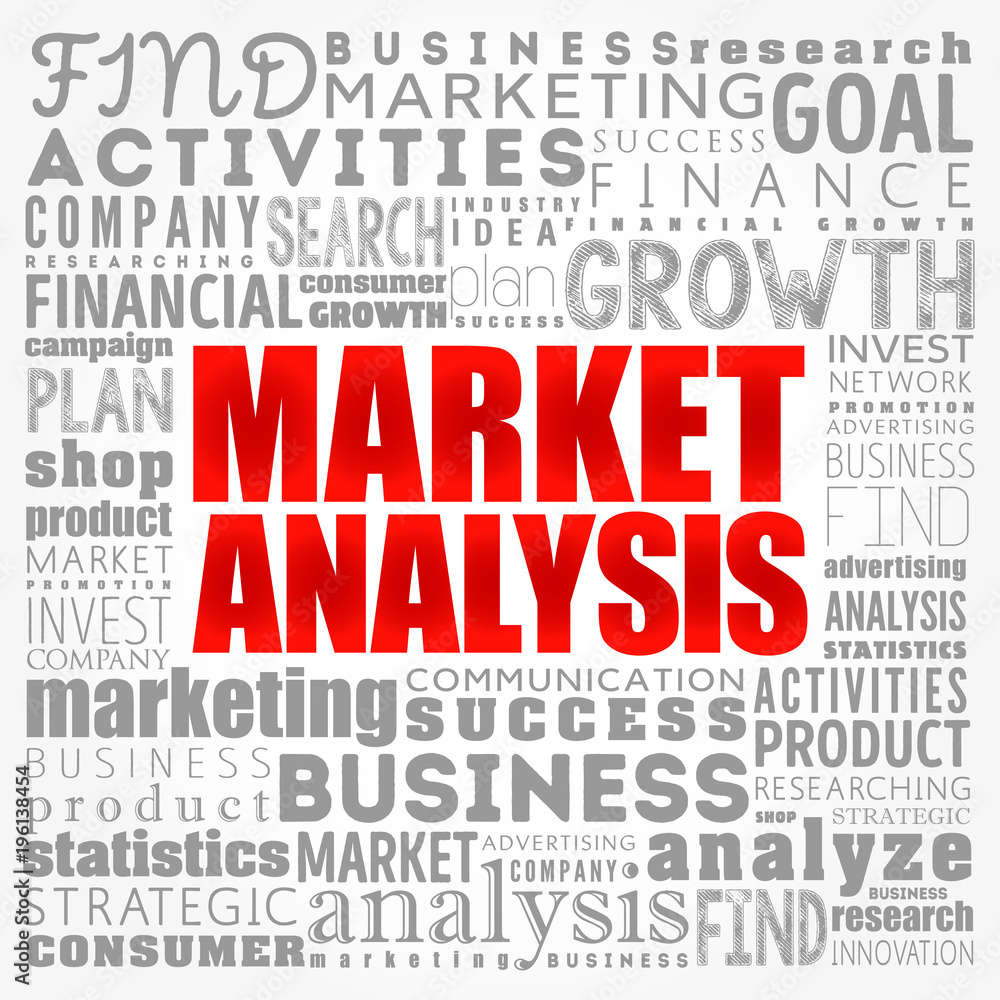 Market Analysis word cloud collage, business concept background Market Analysis word cloud collage, business concept background