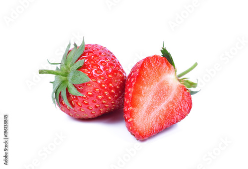 Strawberry isolated on white background