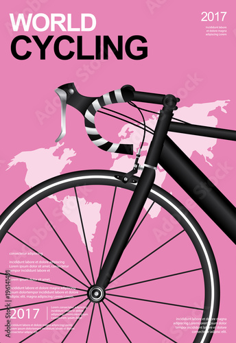 Bicycle Poster Vector Illustration