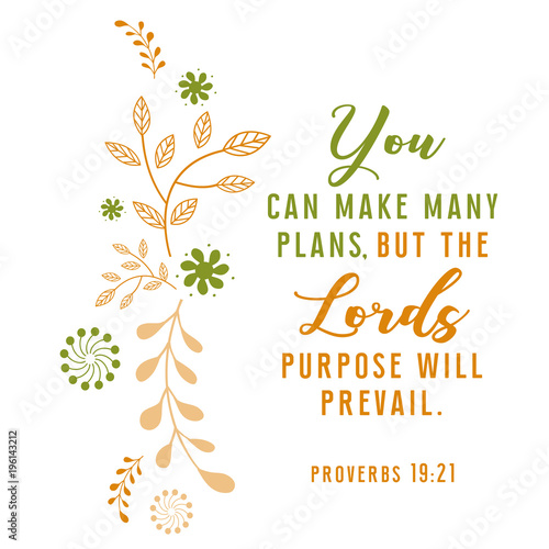 Bible quote, verbs with wreath design, vector illustration