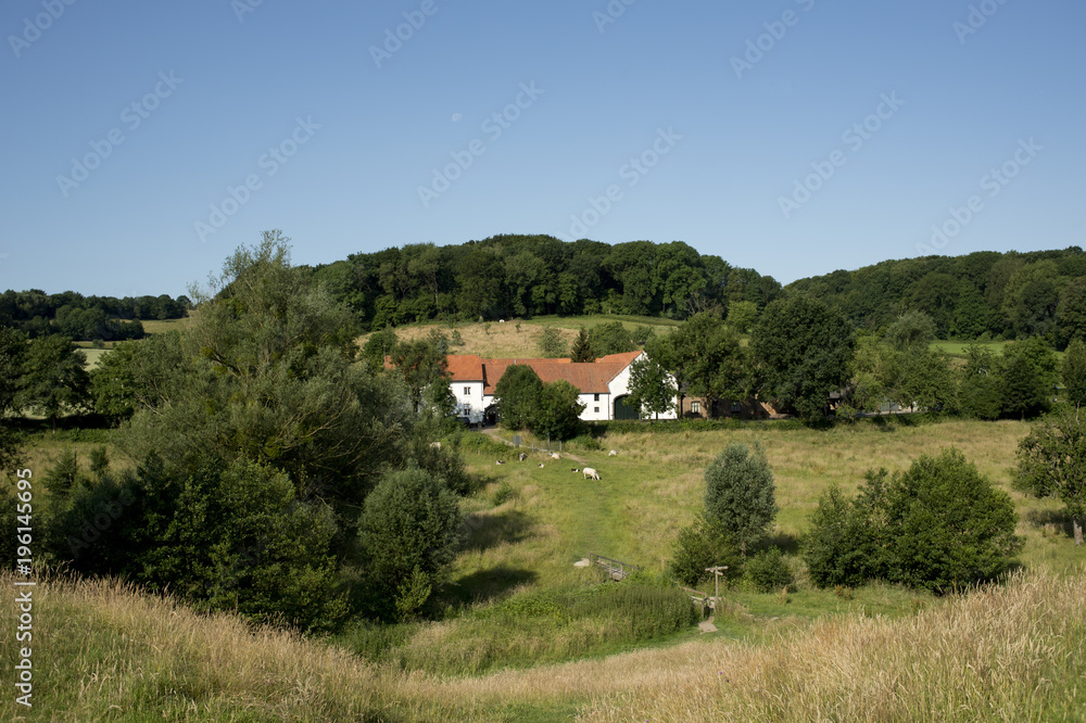 het zuid-limburgse heuvelland in Slenaken,Limburg