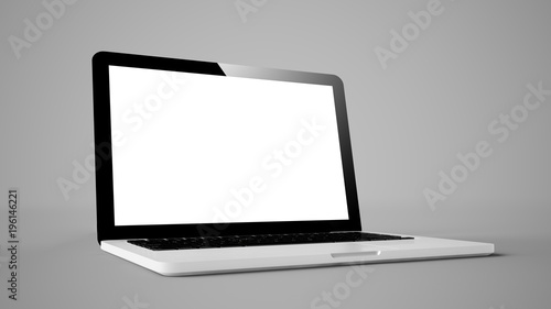 blank laptop