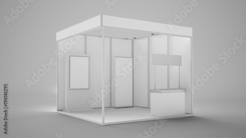 Obraz na płótnie exhibition stand booth