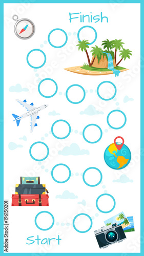  kids travel board game