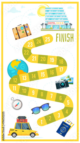 kids travel board game