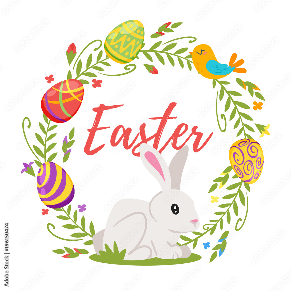 Easter day greeting card Easter day greeting card