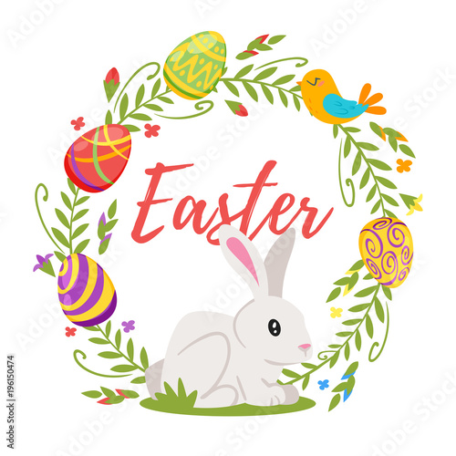 Easter day greeting card