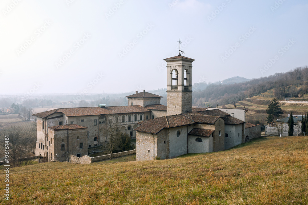 Astino valley and ancient monastery, Italy