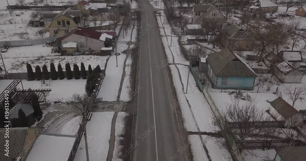 road in the suburbs 4K road in the suburbs 4K