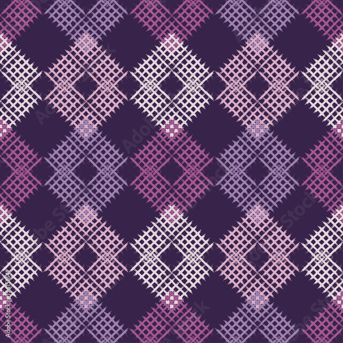 Seamless geometric pattern. The texture of the cells. Scribble texture. Textile rapport.
