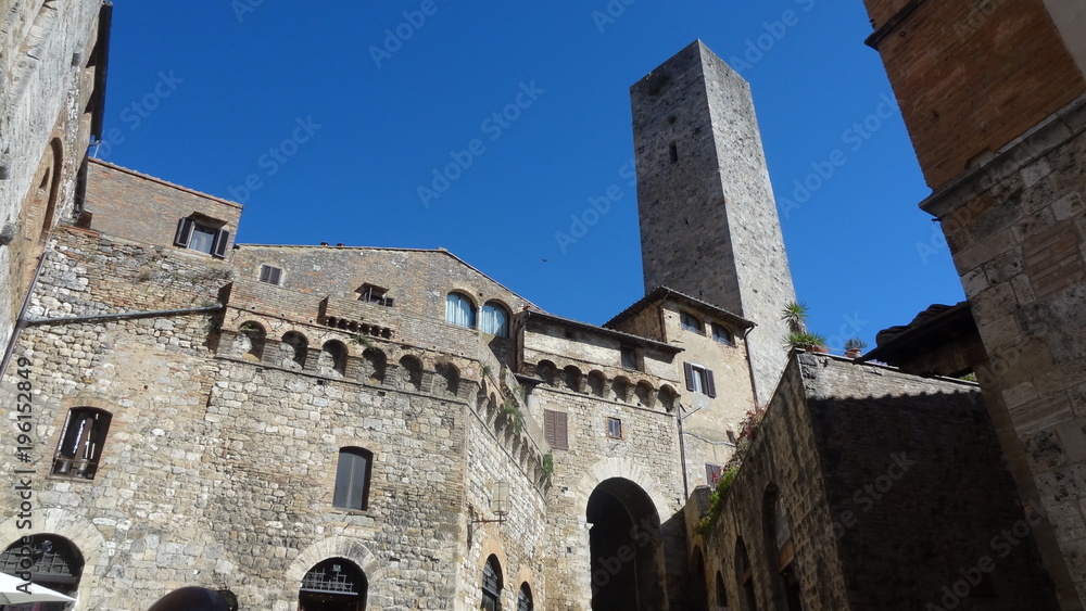 San Gimignano, Toscane, Italie, 