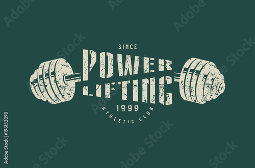 Emblem of the powerlifting club