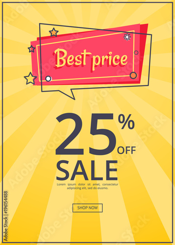 Best Price Proposition zbanner with 25 Discount