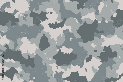 Camouflage seamless pattern. Trendy urban camo, repeat print. Vector illustration.