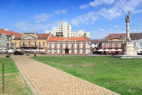 Unirii Square (Piata Unirii), Timisoara town in Romania photo